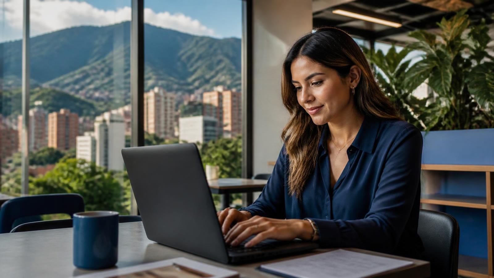Persona inscribiéndose a un curso de marketing digital con inteligencia artificial en Medellín